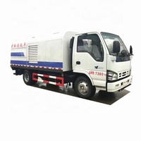Factory Japan I-SUZU 5000 liters road guardrail cleaning truck for sale