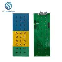 Long Lifespan PCB Membrane Keypad Membrane Keypad PCB Numeric Membrane Keyboard