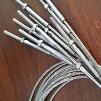 High Quality AISI316 Stainless Steel Cable Connector Terminal Stainless Wire Automotive Handrail Kit