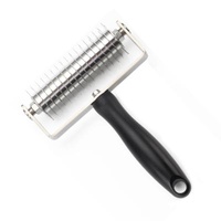Durable Plastic Handle Stainless Steel Pastry Pastry Lattice Roller Cutter Wheels For Dough