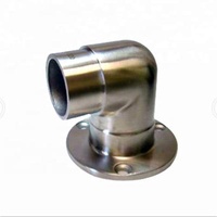 boat& Yacht& Boat Stainless Steel Tube Connector Elbow with Round Bottom Pipe Boat Handrail Fitting