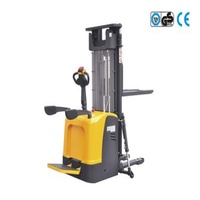 2t 6.5m AC Motor High Racks Electric Pallet Stacker With Side Way Battery