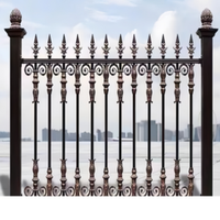 Aluminum Fence Guardrail, Fence Courtyard Aluminum Art Iron Art Balcony Villa Privacy Grid Grid Balustrade