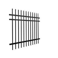Modern Style Guardrail PVC-Coated Fence Post Caps for Driveway Farm Fence Decorative Protection Galvanized Bar Fence