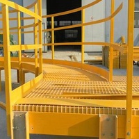 FRP Grating Work Platform with Handrail