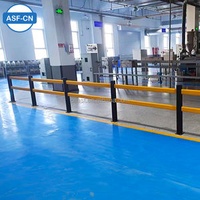 Heavy-Duty Elastic Guardrail Crash Protection Polymer Flexible Guardrail System