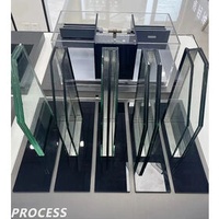Factory custom tempered insulated safety glass colored stair guardrail glass