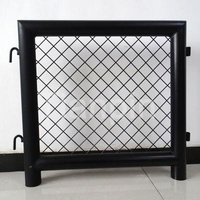 Easily Assembled Fence Chain Link Fence Manufacturers Galvanized Iron Wire Stadium Guardrail Plastic Cladding