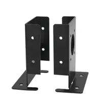 Coated Fence Anchor Deck Porch Handrail Railing with Metal Brackets