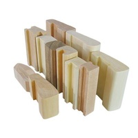 Modern Indoor Outdoor Decorative Step Wooden Railings Brackets Fencing Railings Sale Piece Handrail Hotel Stair Handrail