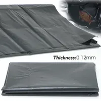 0.12mm Thickness Black HDPE Fish Pond Liner for Garden Landscaping Pool Waterproof Membrane Aquaculture Pond Anti-seepage Film