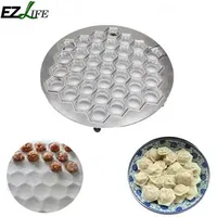 Diy Aluminum 37 Holes Dumpling Mould Tools Dumplings Maker Ravioli Mold Pelmeni Dumplings Tools Make Pastry Dumpling CHW8448