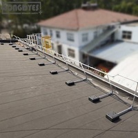 Edge Protection Freestanding Guardrail with Counterweight Temporary Railings