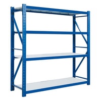 Wholesale Anti-Rust Multi Layers Warehouse Metal Shelving Light Duty Storage Racks