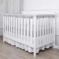 Bed Rails 3PCS Infrant Crib Protection Wrap Edge Baby Antibite Solid Color Fence Guardrail born Rail Cover Care Safety 230909