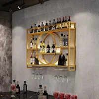 Locker Hallway Wine Racks Minimalist Showcase Designer Aesthetics Bar Cabinets Luxury Nordic Cremalheira De Vinho Furnitures