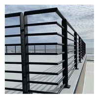 Customized Balustrades Handrails Aluminum Housing Villa Handrail Railing Modern Design Balcony Railing
