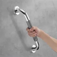Bathroom Tub Toilet Handrail Grab Bar Stainless Steel 300/400/500Mm Anti Slip Shower Safety Support Handle Towel Rack