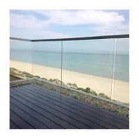 Tempered Glass Stainless Steel Balustrade Handrail Staircase Stair Railing Rail Design