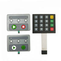Silicone rubber button key membrane switch overlay sealed membrane keypad keyboard panel pad