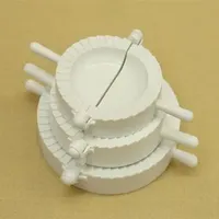 Baking Pastry Tools 3pcs Dumpling Mold Pierogi Turnover Ravioli Empanada Dough Press Mould Maker Kitchen Dumpling Mold Kitchen Accessories KCHW29 230324