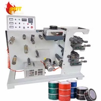 Automatic 3 Colours Flexo Adhesive Bopp Flexographic Printer Machine Plastic Film Tape Printing Machine for Adhesive Tapes