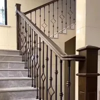 Forged Wrought Metal Iron Handrail for Outside and Inside Home