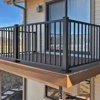 Modern Design Metal Balcony Railing Wrought Iron Fence Accessories Handrail