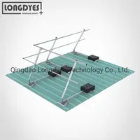 Fall Protection Standing Seam Metal Roof Freestanding Handrail System