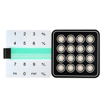 4x4 Custom Membrane Switch OEM Custom Non-Tactile Membrane Switch Keypad