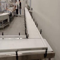 Zzgenerate Food Grade PVC or PU Belt Conveyor for Pastry Conveying