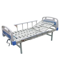 Crank Type Nursing Bed Wheel Guardrail Dining Table Infusion Hospital Bed Hospital Beds Factory Direct Operation Lift Rod