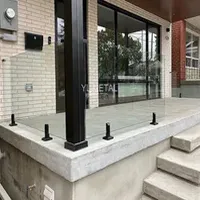 Unique Modern Guardrail for Staircase with Sleek Glass Railing