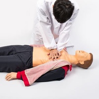 Full Body PVC CPR Manikin Model First Aid Training Mannequin with Accessories for Schools and Medical Science
