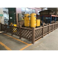 Fence - Water resistant WPC fence, guardrail for equipment / outdoor AC mainframe barrier /garden fence