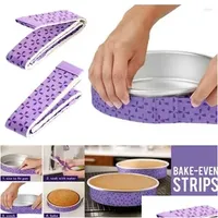 Baking Pastry Tools 1Pcs Cake Mold Tray Protection Strap Strip Anti-Deformation Pasteleria Accesorios Kitchen Gadgets Drop Delivery Ho Otujt