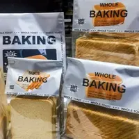 Custom Toast Baking Pastry Craft Aluminum Foil Food Package Plastic Bag with Clear Window and Tin Tie