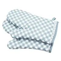 Baking Pastry Tools Oven Mitts Grid Polyester Lining Heat Resistant Kitchen Gloves Wholesale Jn09 Drop Delivery Home Garden Dining Dh5Oe