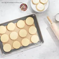 Custom Logo and Color Fiberglass Foodgrade Silicone Pastry Baking Mat for Dough Rolling