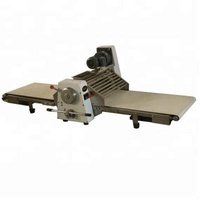 Electric Commercial Rolling Table Top Conveyor Belt Croissant Pastry Rolling Dough Sheeter Dough Sheeter