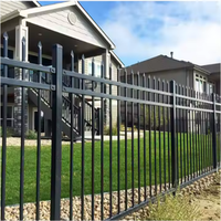 Cheap Price Removable Garden Coated Zinc Steel Guardrail Wrought Iron Pool Fences for Building