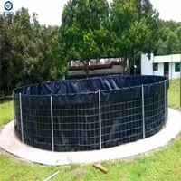 Black UV Resistant 0.5mm 0.75mm ASTM Gri-GM13 HDPE Waterproof Membrane for Fish Ponds in Sri Lanka