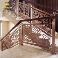 New Design Carving Decorative Aluminum Balustrade Precast Stair Railing Handrail in Balustrades & Handrails Genre