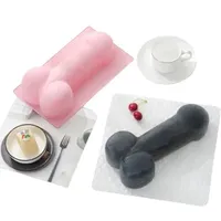 Silicon soap molds cake mould baking tool big male organ sxy man DIY food bakery pastry silicone baking fondant moldes