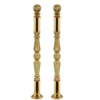 Lightweight And Resistance Custom Bubbles Colored Cast Clear Acrylic Straight Pattern Rod Balustrades Handrails