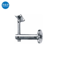 Stainless Steel Stair Glass Tube Railing Wall Mounted Handrail Support Brackets glass clamp support