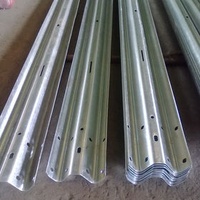 High-speed Road Side Hot Dipped Galvanized Steel Guardrail