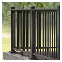Aluminum Balcony Railing/Stair Railing/Deck Railing and Handrail Balcony Railing Aluminum Handrail