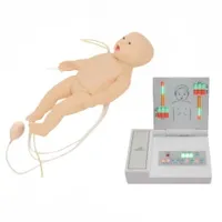 High Advanced Full Functional Neonatal Nursing and CPR Manikin for Medical Teaching