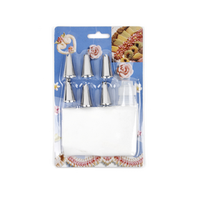 Stainless Steel Nozzle Mix 6 Design PP Pastry bags